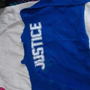 Long sleeve crop top off shoulders a little bit